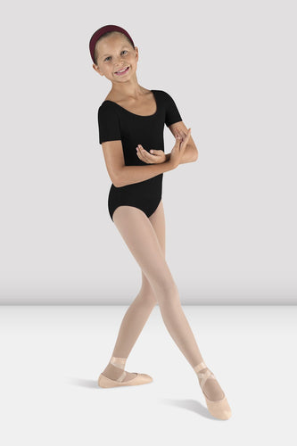 Short Sleeve Round Neck Leotard