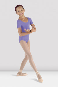 Short Sleeve Round Neck Leotard