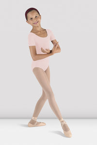Short Sleeve Round Neck Leotard