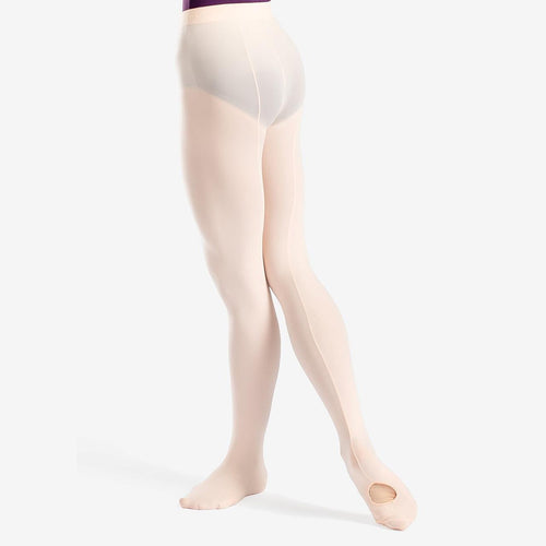 Mesh Seamed Convertible Tights - Child